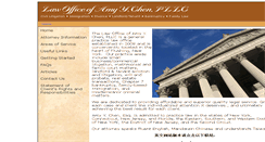 Desktop Screenshot of amychenlaw.com